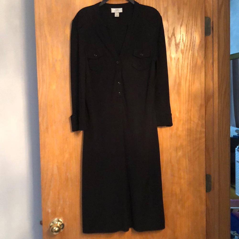 Black dress with sleeves